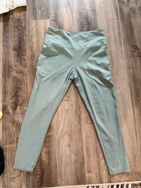 Jockey Mint Green High-Waist Leggings with‎ Pockets